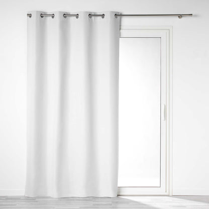 Mikrofaser Vorhang 140x260cm Gardine Schal Ösen blickdicht Vorhänge Verdunklung