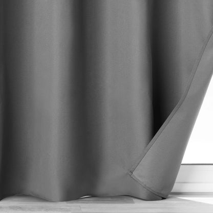 Mikrofaser Vorhang 140x260cm Gardine Schal Ösen blickdicht Vorhänge Verdunklung