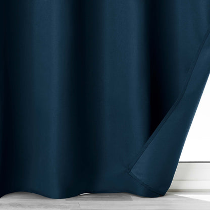 Mikrofaser Vorhang 140x260cm Gardine Schal Ösen blickdicht Vorhänge Verdunklung