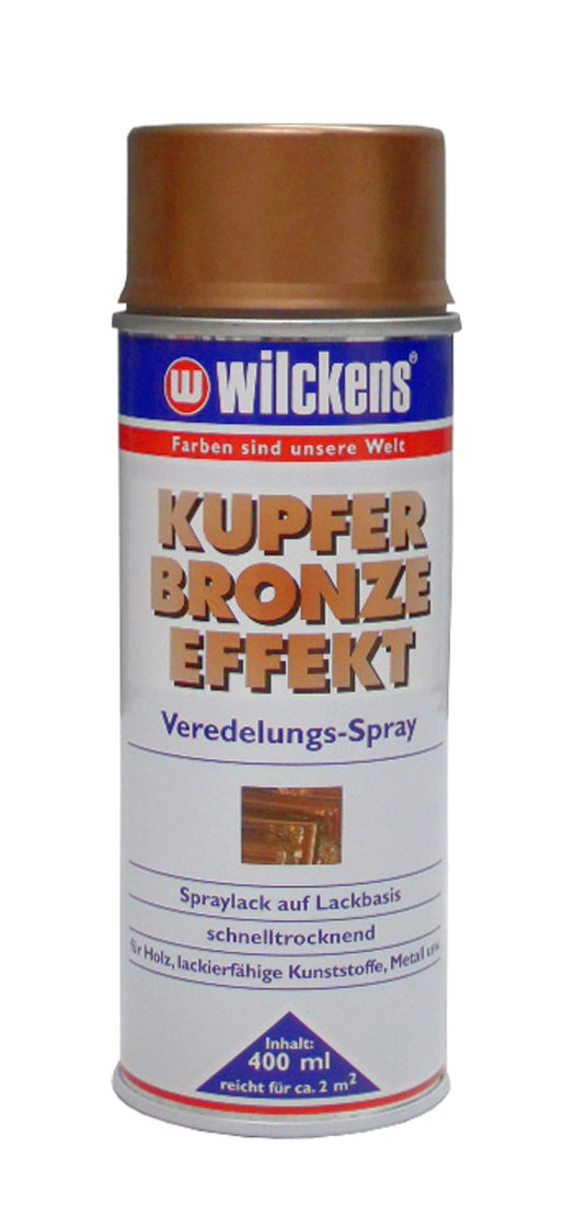 6x WILCKENS Kupferbronze Effekt Spray 400ml Lack Kupfer Bronze Sprühfarbe Farbe