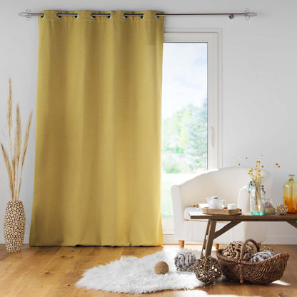 Vorhang blickdicht 140x260cm Gardine Schal Ösen Verdunkelung Thermo Schallschutz