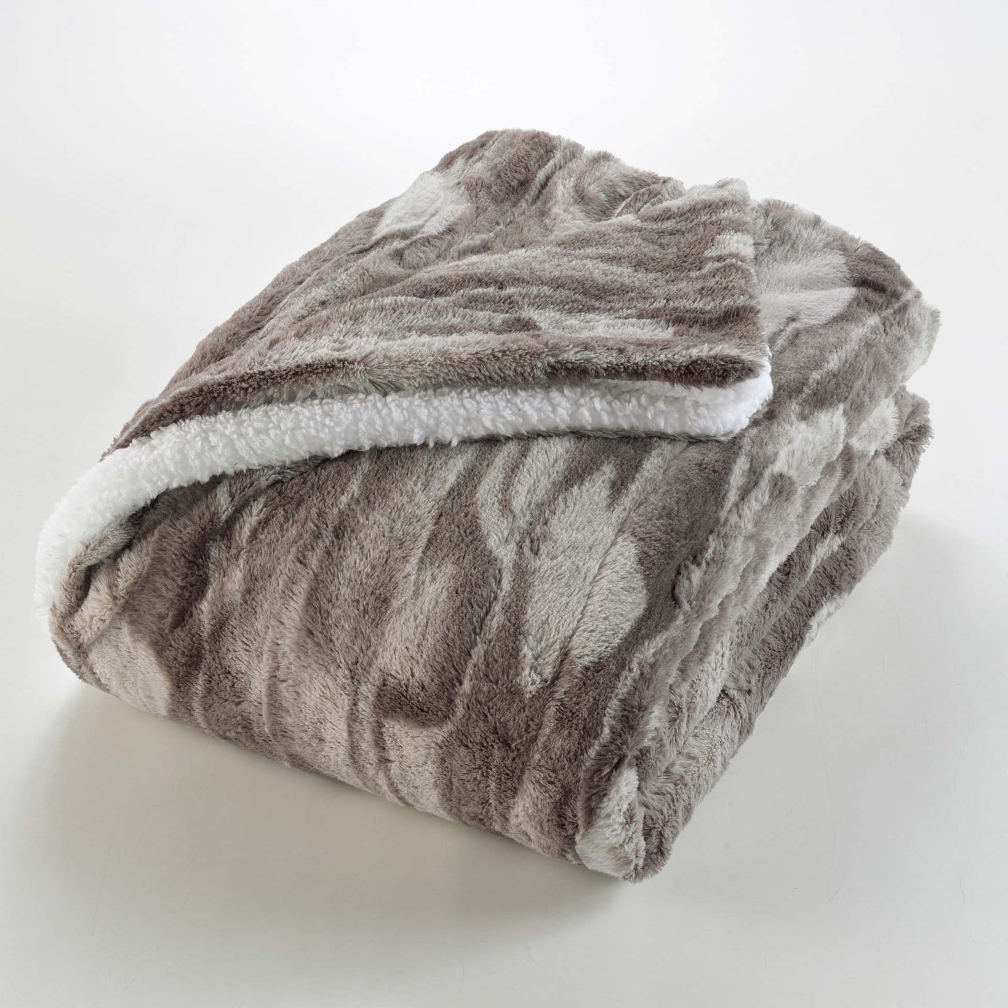 Kuscheldecke Felloptik 125x150 Tagesdecke Felldecke Fellimitat Kunstfell Decke