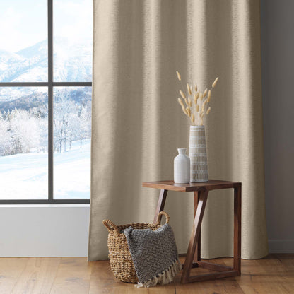 Vorhang blickdicht 140x260cm Gardine Schal Ösen Verdunkelung Thermo Schallschutz