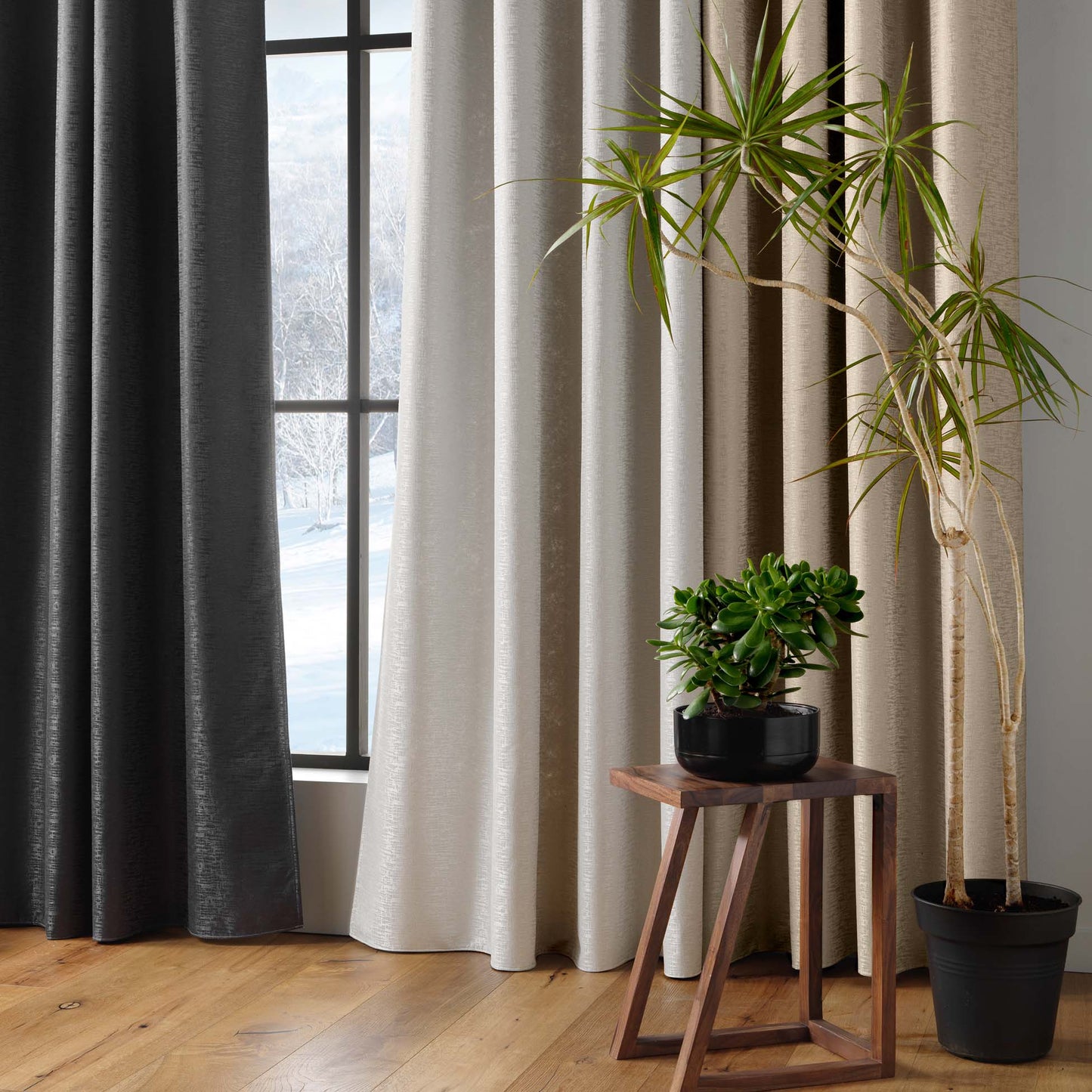 Vorhang blickdicht 140x260cm Gardine Schal Ösen Verdunkelung Thermo Schallschutz