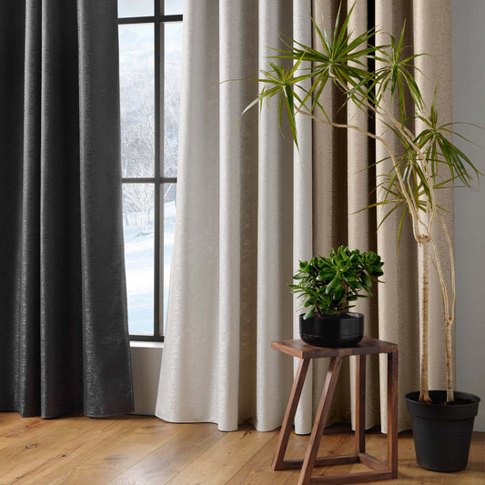 Vorhang blickdicht 140x260cm Gardine Schal Ösen Verdunkelung Thermo Schallschutz