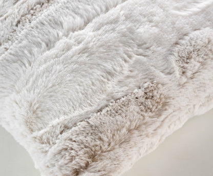 Fellkissen Kissenhülle 40x40cm Sofakissen Fell Kissen Kissenbezug Deko Kunstfell