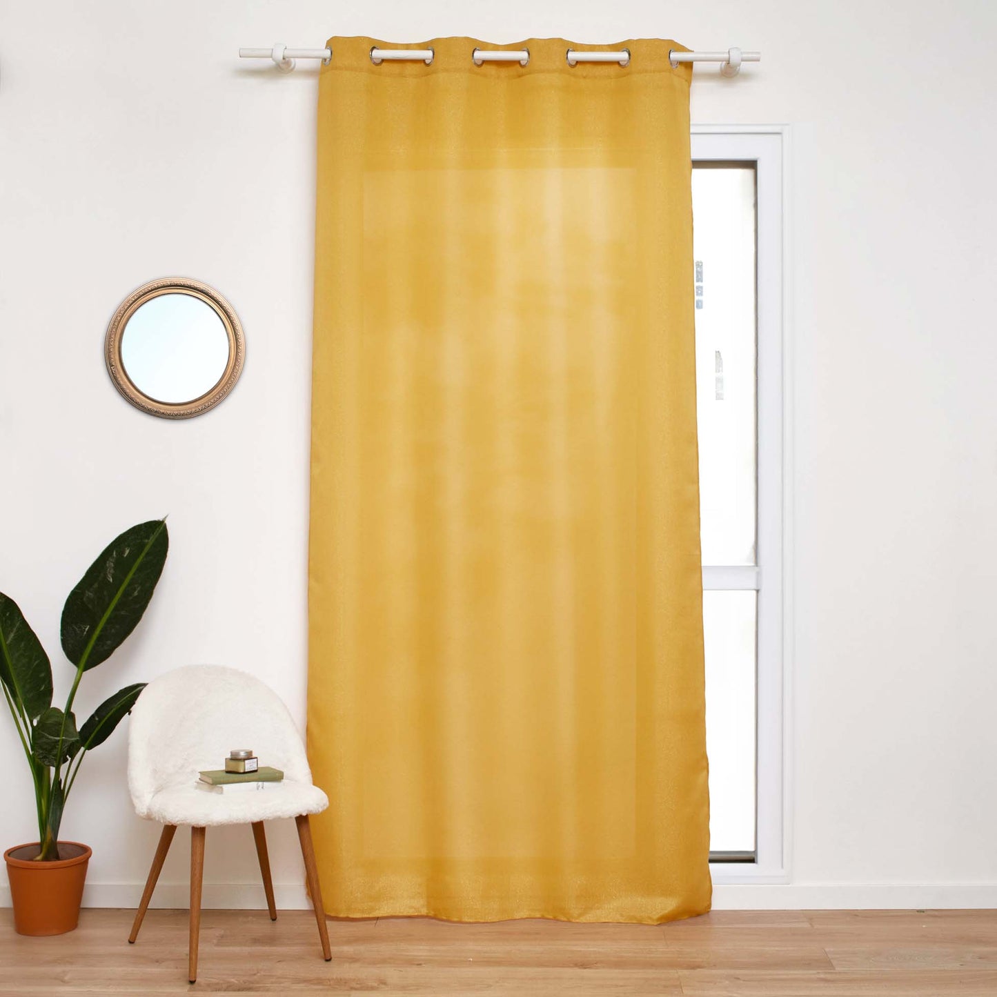 Vorhang 140x260cm mit Ösen Flächenvorhang Gardine Schal Vorhänge blickdicht