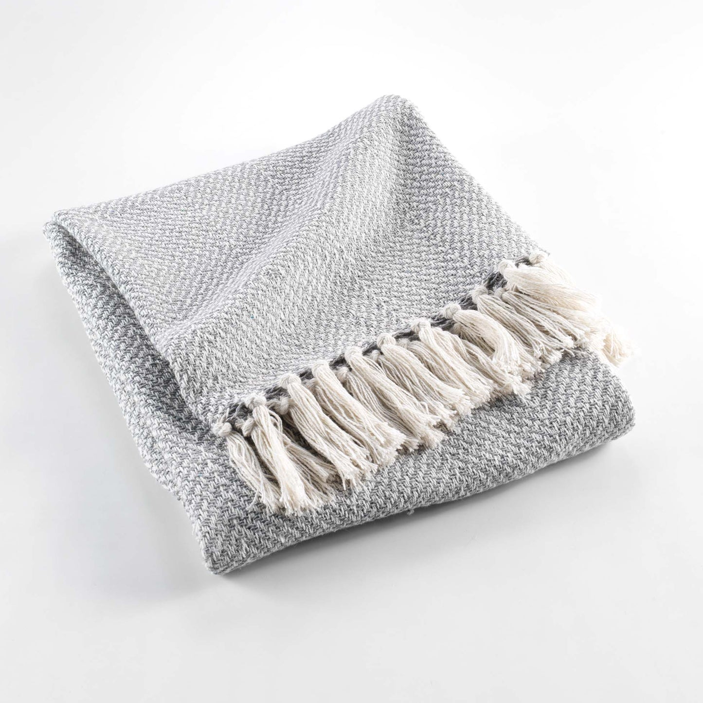 Wohndecke 125x150 Baumwolle Tagesdecke Fransen Kuscheldecke Sofa Couch Decke
