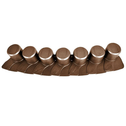 4x Beeteinfassung 2,05m Beetumrandung Baumeinfassung Rasenkante Baumring braun