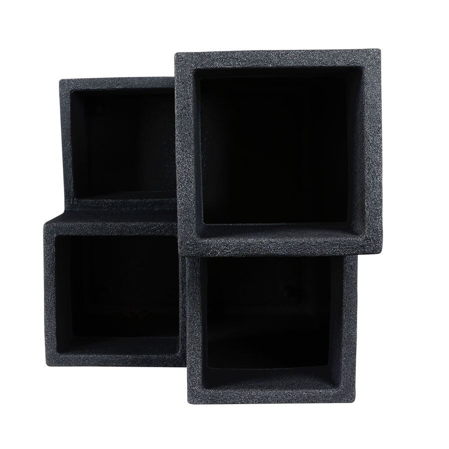 Blumentreppe Kübel Pflanzkübel Blumenkasten Blumenkübel Blumentopf Beton Optik