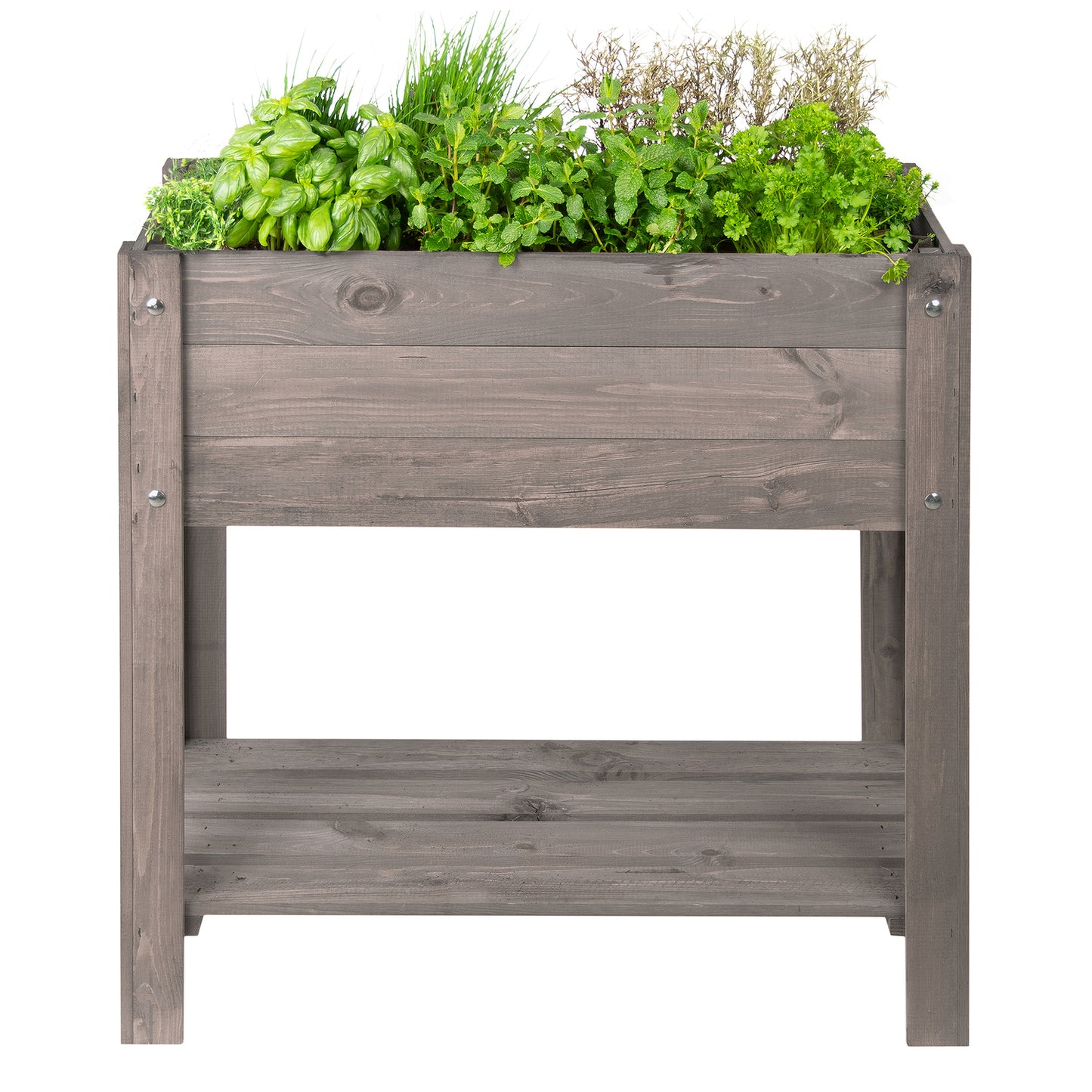 Holz Hochbeet Pflanzkasten Garten Pflanzbeet Gemüse Kräuter Beet Kräuterbeet