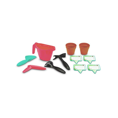 12tlg. Kinder Hochbeet + Zubehör Garten Frühbeet Kräuter Pflanzkasten Gemüsebeet