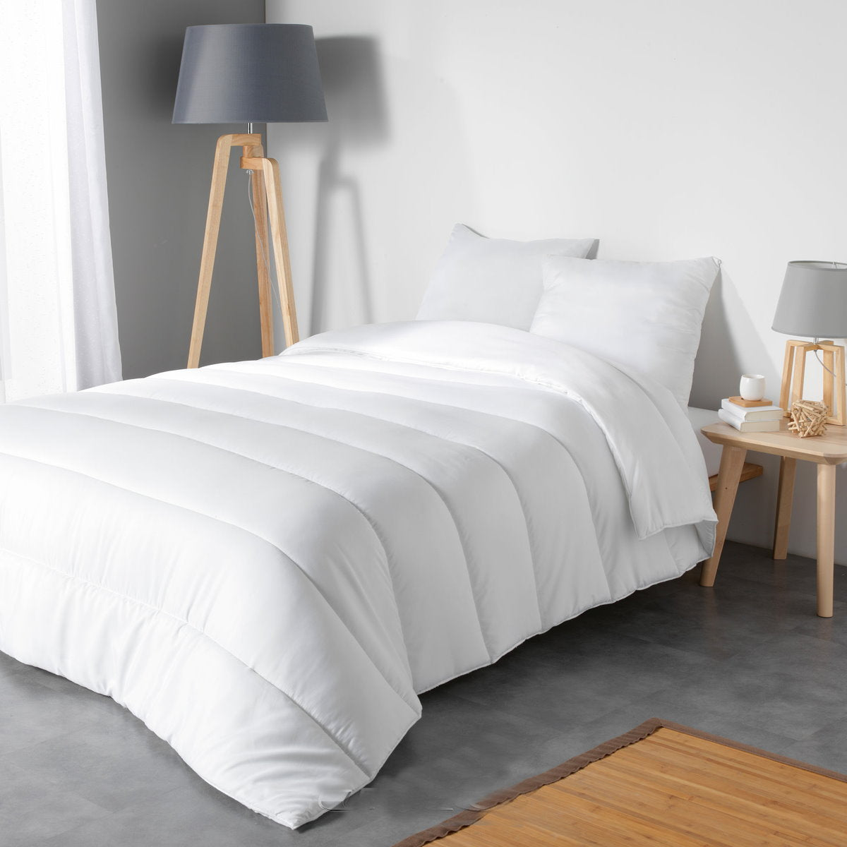 2 Personen Steppbett 240x220 Inlett Bettdecke Decke King Size Übergröße Zudecke