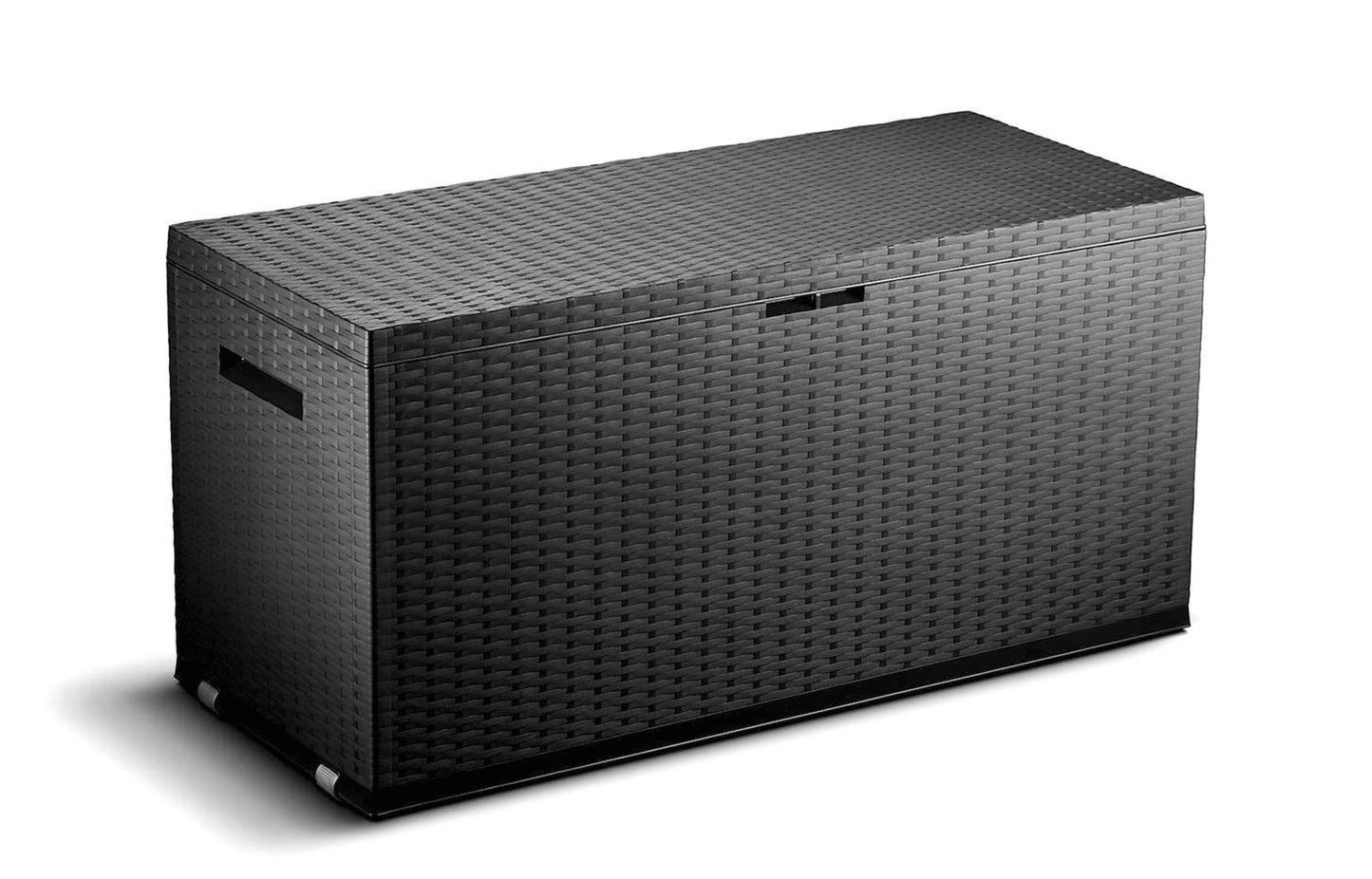 Auflagenbox Rattan Optik 120cm Gartenbox Gartentruhe Auflagen Garten Box Truhe