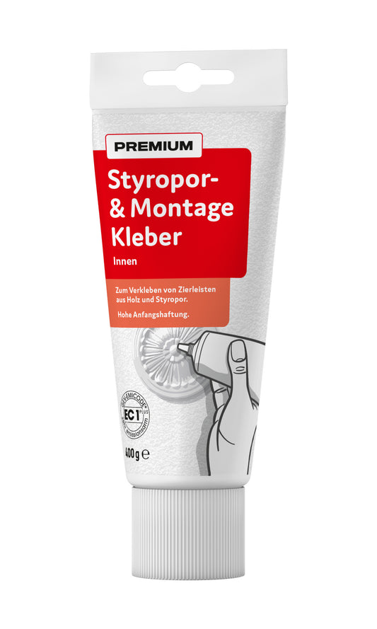Wilckens Styropor u. Montage Kleber 400g weiß Styroporkleber Montagekleber weiss