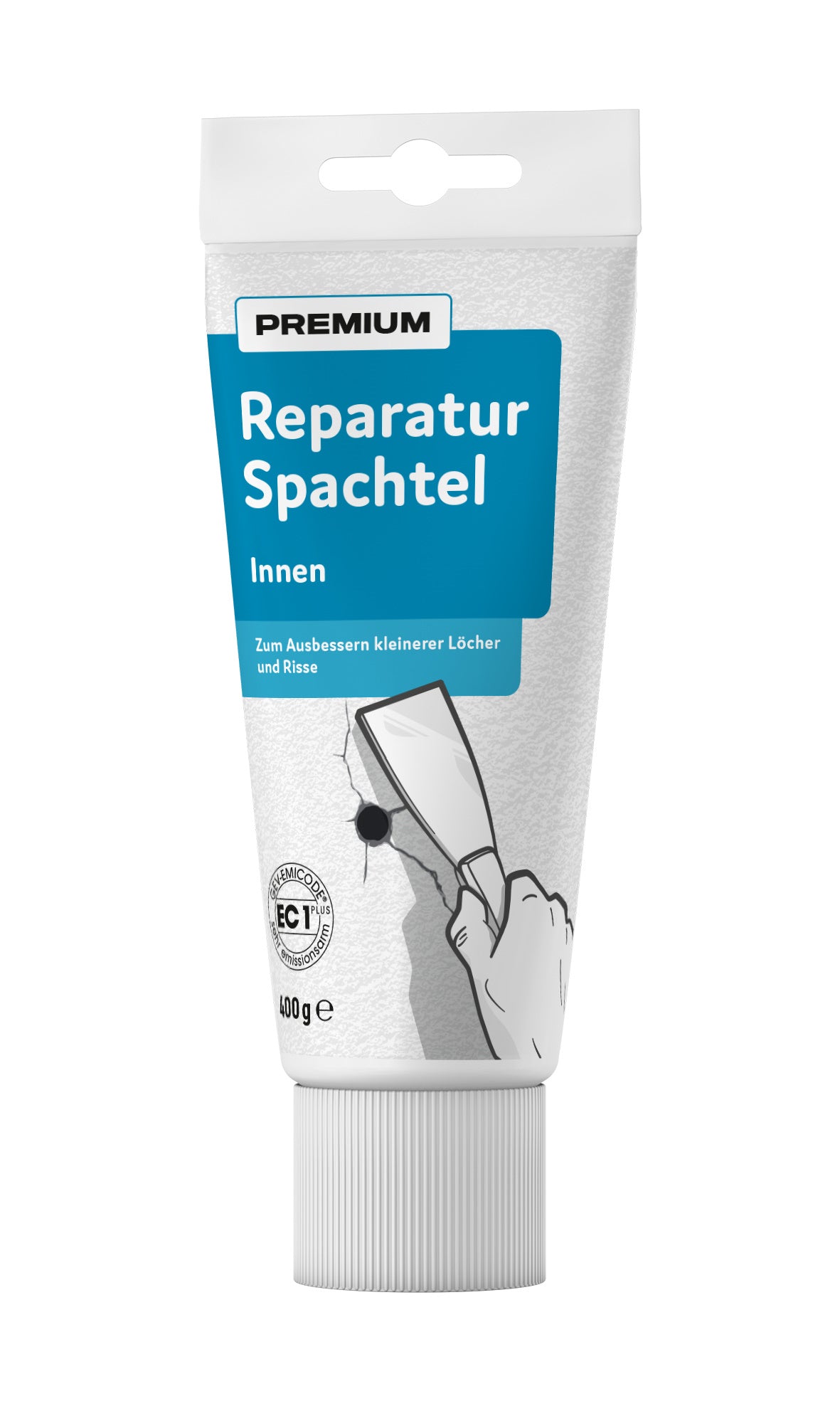 Wilckens Reparatur Spachtel weiß 400g Tubenspachtel Spachtelmasse Fertigspachtel
