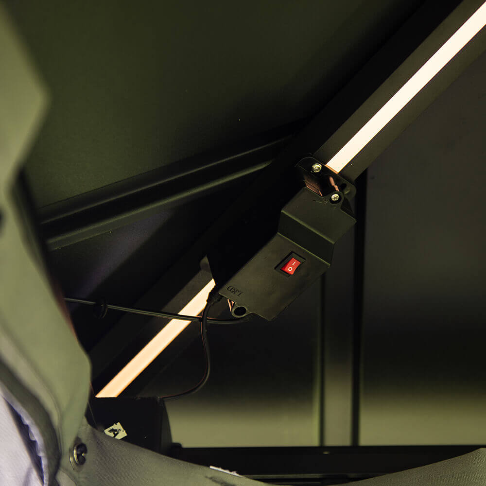 Metall Pavillon 298x298cm Garten Terrassen Überdachung Sonnenschutz Partyzelt