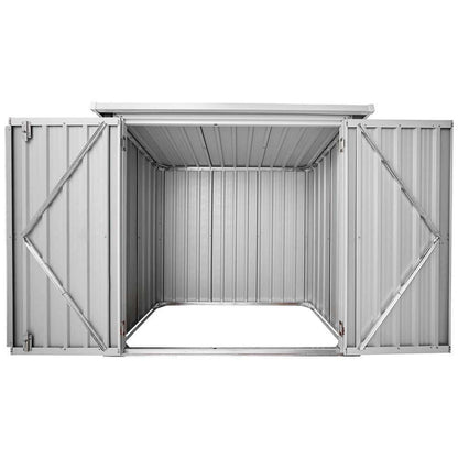 Geräteschuppen Gartenhaus Garten Schuppen Metallschuppen Gerätehaus anthrazit