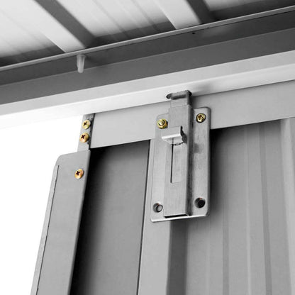 Geräteschuppen Gartenhaus Garten Schuppen Metallschuppen Gerätehaus anthrazit