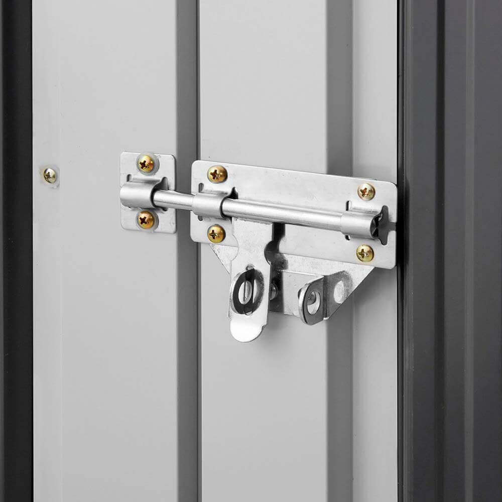 Geräteschuppen Gartenhaus Garten Schuppen Metallschuppen Gerätehaus anthrazit