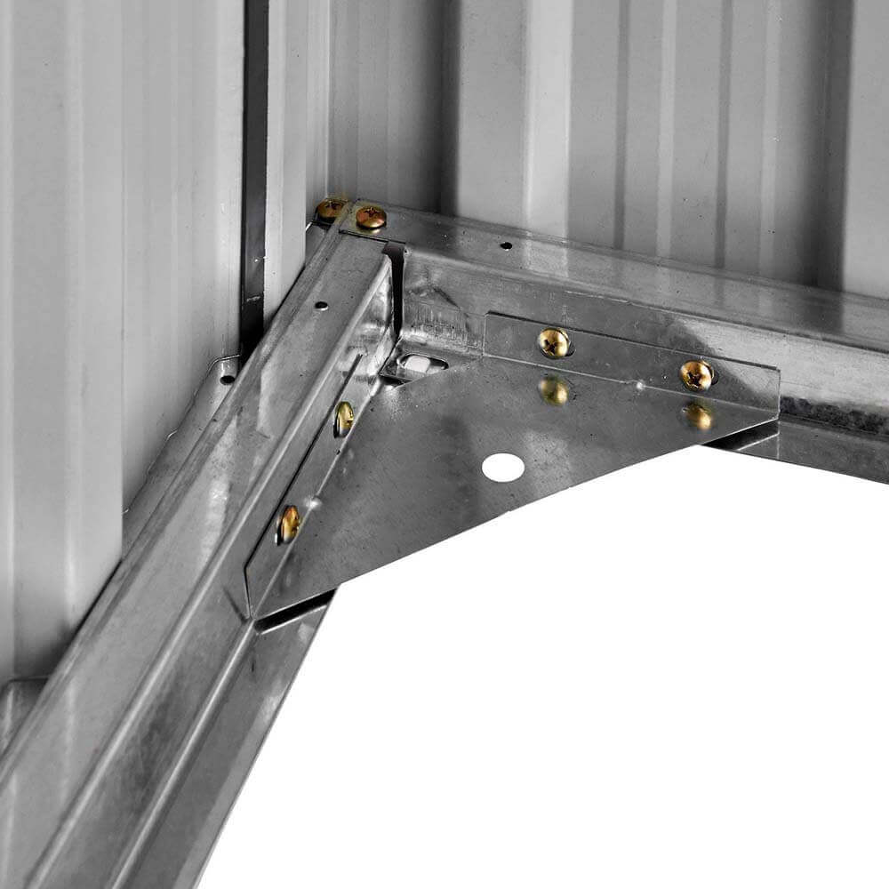 Geräteschuppen Gartenhaus Garten Schuppen Metallschuppen Gerätehaus anthrazit