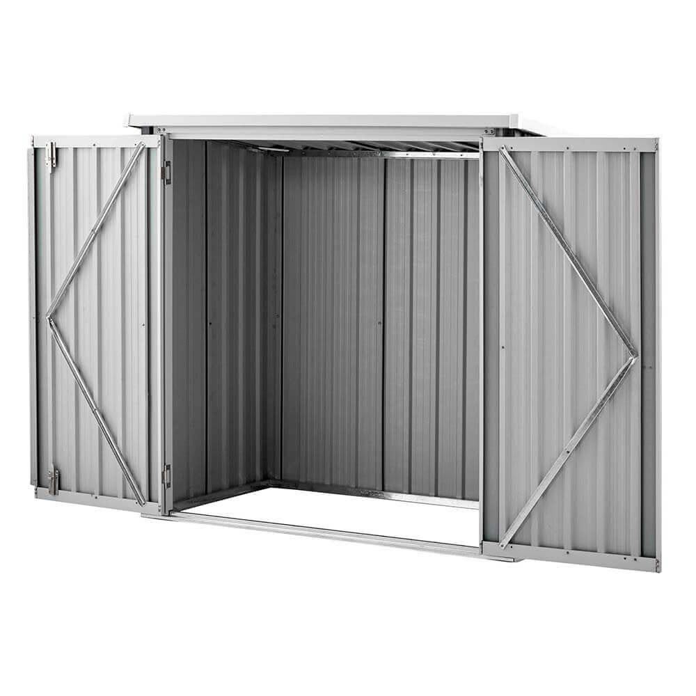 Geräteschuppen Gartenhaus Garten Schuppen Metallschuppen Gerätehaus anthrazit