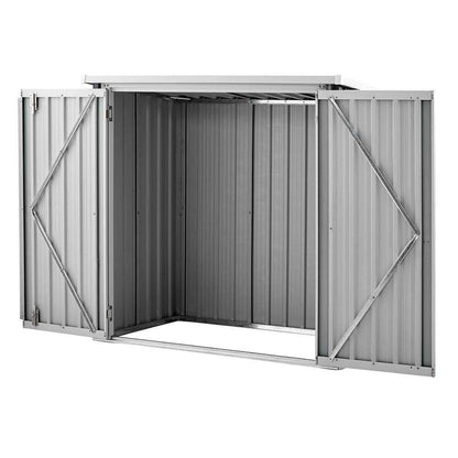 Geräteschuppen Gartenhaus Garten Schuppen Metallschuppen Gerätehaus anthrazit