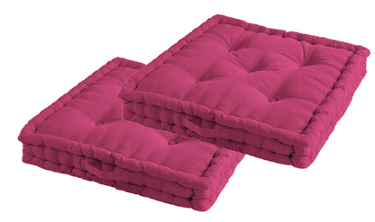 2x XL Premium Kissen 60cm Bodenkissen Palettenkissen Sitz Stuhl Polster Auflage
