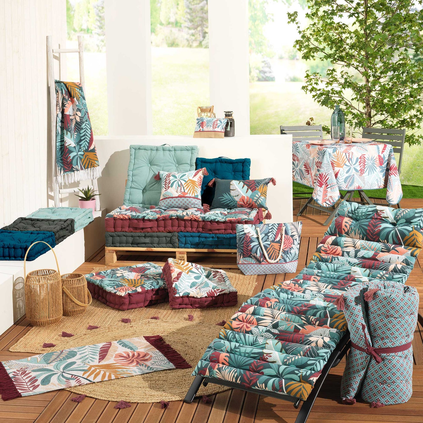 Garten Bank Auflage 60x120 Sitzkissen Palettenkissen Matratze Kissen Polster