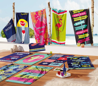 XL Motiv Strandtuch 70x150 Handtuch Badetuch Saunatuch Duschtuch Strand Sauna
