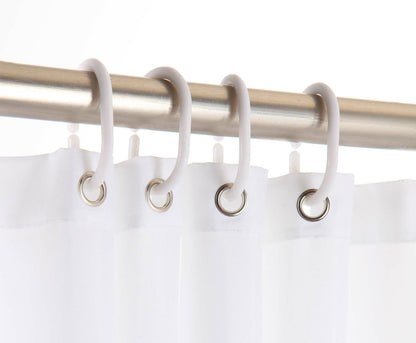 Duschvorhang 180x200 Steine Federn Badewannenvorhang Wannen Bad Dusche Vorhang