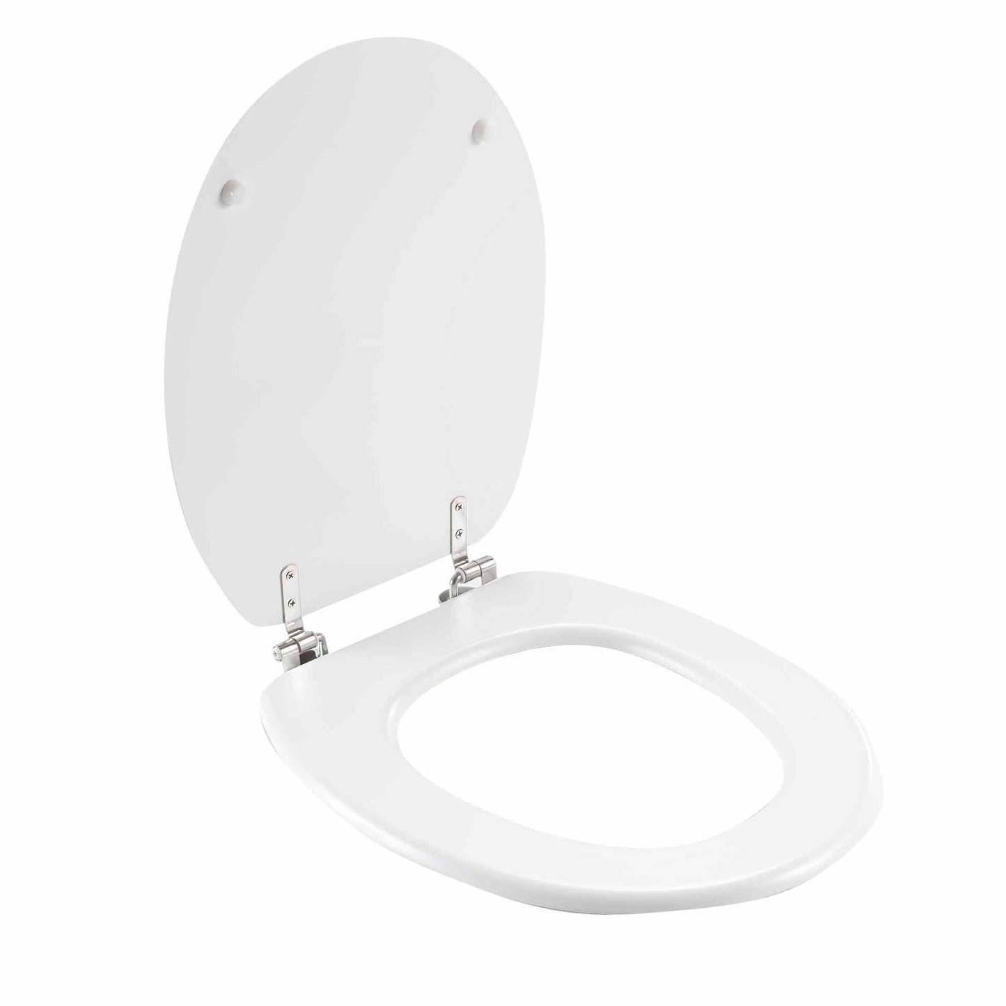 MDF WC Sitz Deckel Metallscharniere Klodeckel Toilette WC-BrilleToilettendeckel