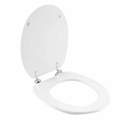 MDF WC Sitz Deckel Metallscharniere Klodeckel Toilette WC-BrilleToilettendeckel