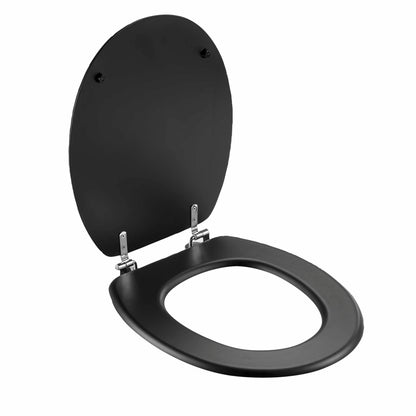 MDF WC Sitz Deckel Metallscharniere Klodeckel Toilette WC-BrilleToilettendeckel