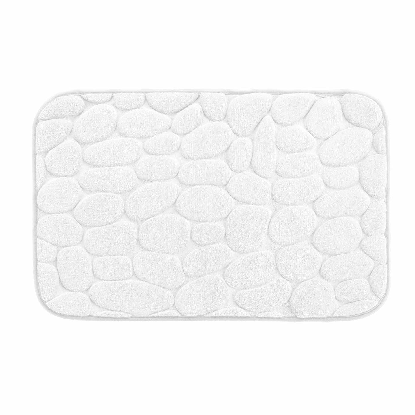 Badematte 50x80 Steine Badteppich Badvorleger Duschvorleger Badeteppich Teppich