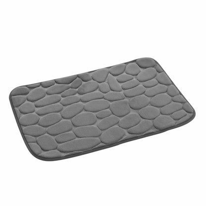 Badematte 50x80 Steine Badteppich Badvorleger Duschvorleger Badeteppich Teppich