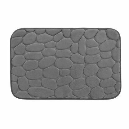 Badematte 50x80 Steine Badteppich Badvorleger Duschvorleger Badeteppich Teppich