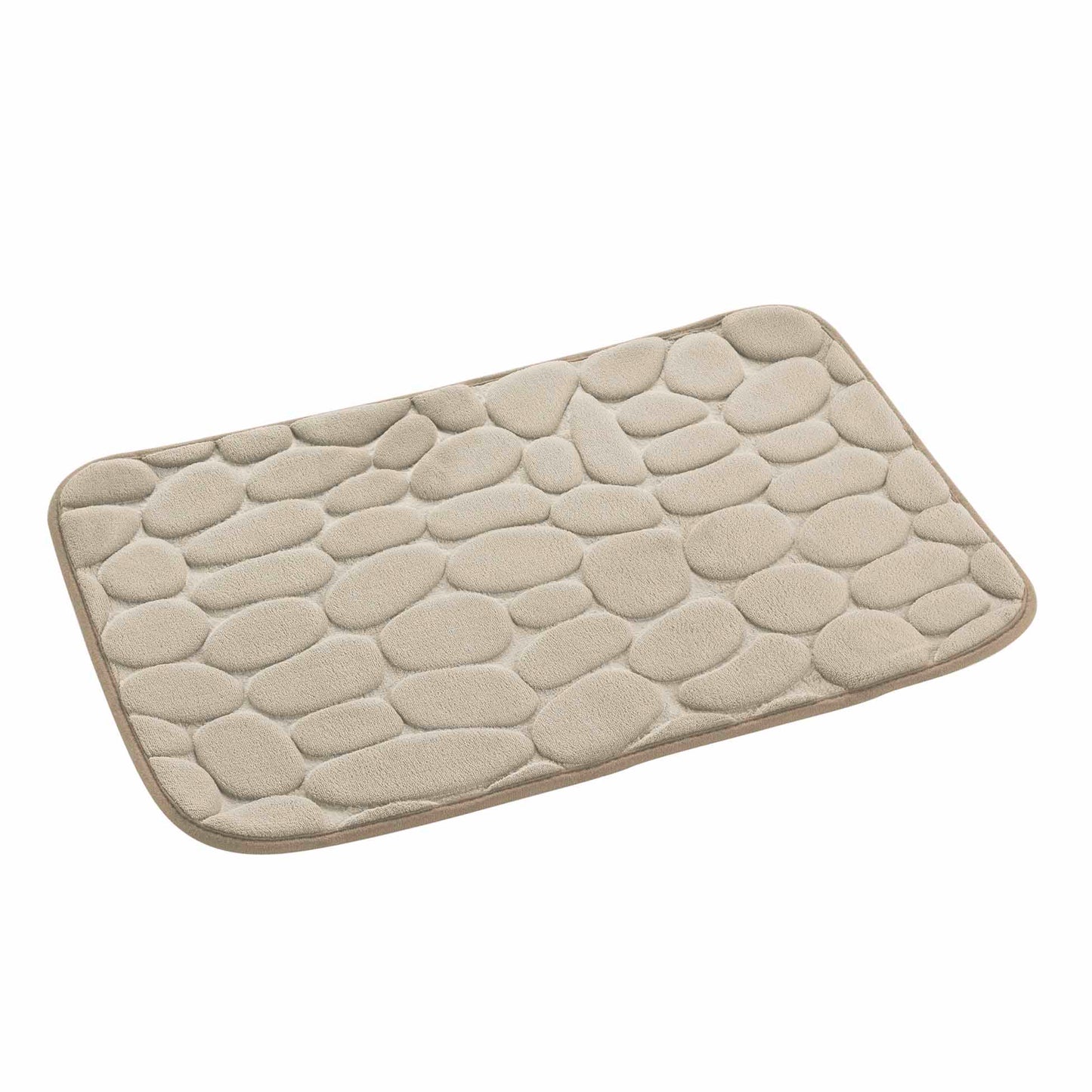 Badematte 50x80 Steine Badteppich Badvorleger Duschvorleger Badeteppich Teppich
