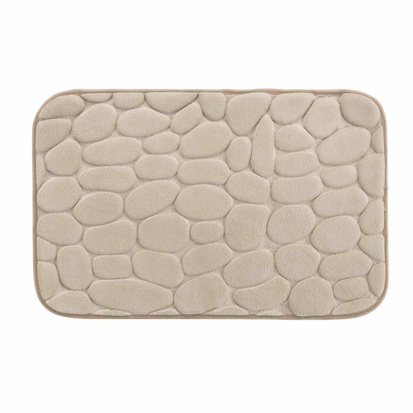 Badematte 50x80 Steine Badteppich Badvorleger Duschvorleger Badeteppich Teppich