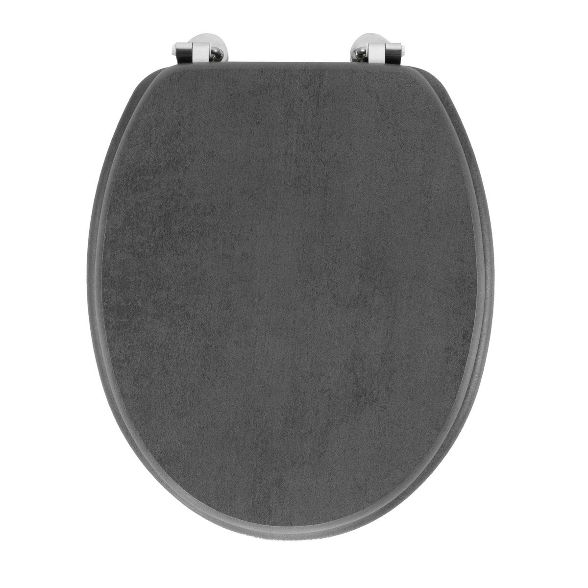 MDF WC Sitz Deckel Metallscharniere Klodeckel Toilette WC-BrilleToilettendeckel