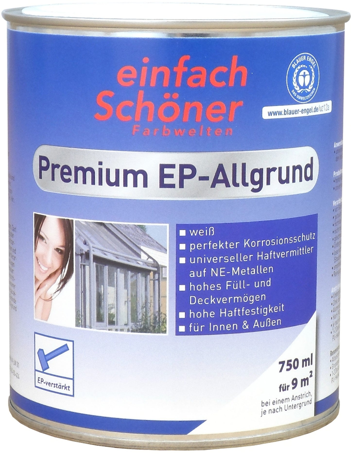 Premium EP-Allgrund Weiß Spezialgrundierung Grundierung Haftgrund Haftvermittler