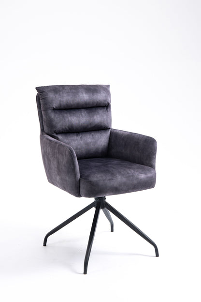 2er Set Drehstuhl Liya Esszimmerstuhl Küchenstuhl Lounge Sessel Polsterstuhl