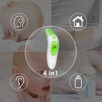 4in1 Infrarot Fieberthermometer Ohr Stirn Thermometer kontaktlos digital LCD