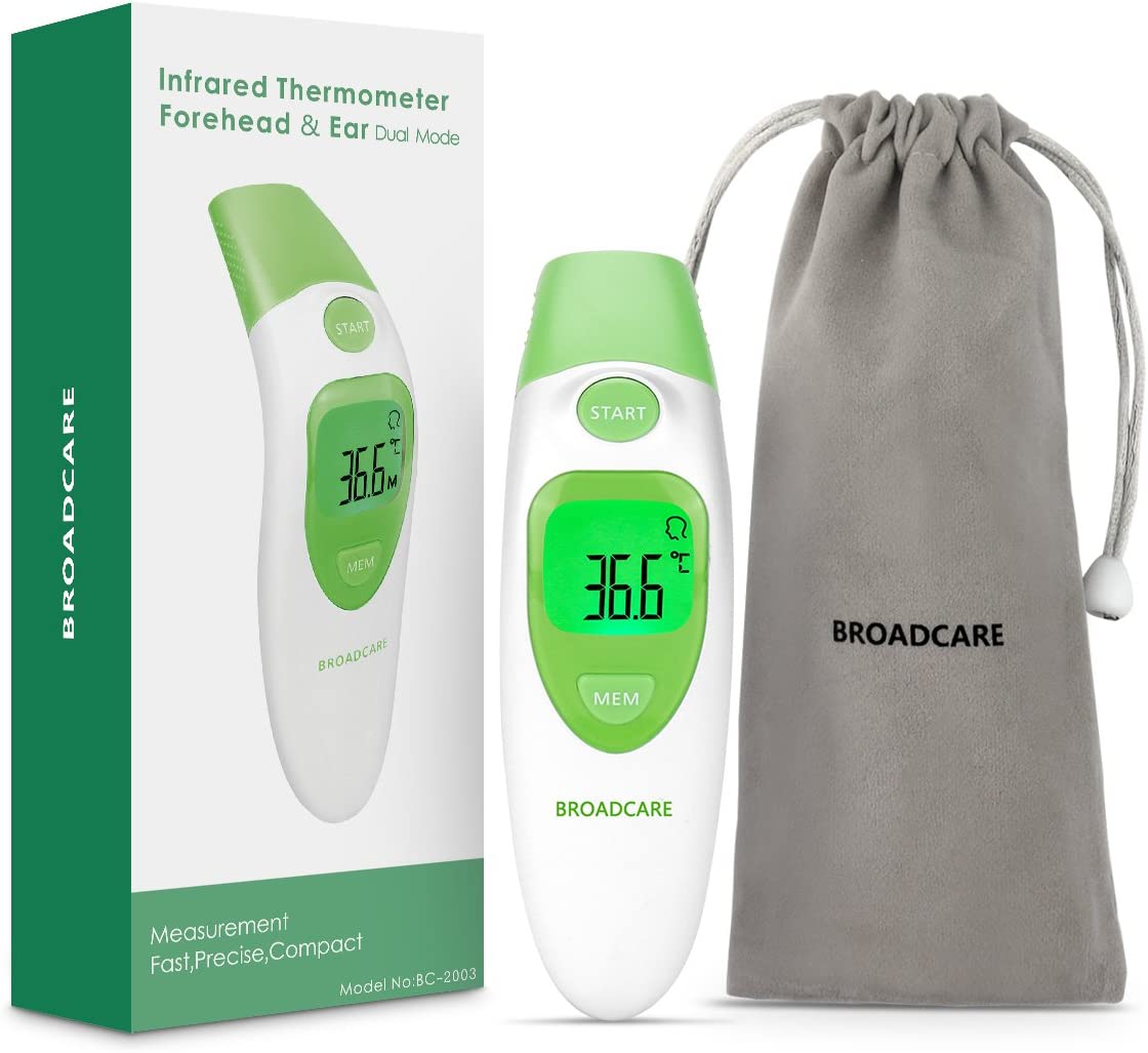 4in1 Infrarot Fieberthermometer Ohr Stirn Thermometer kontaktlos digital LCD