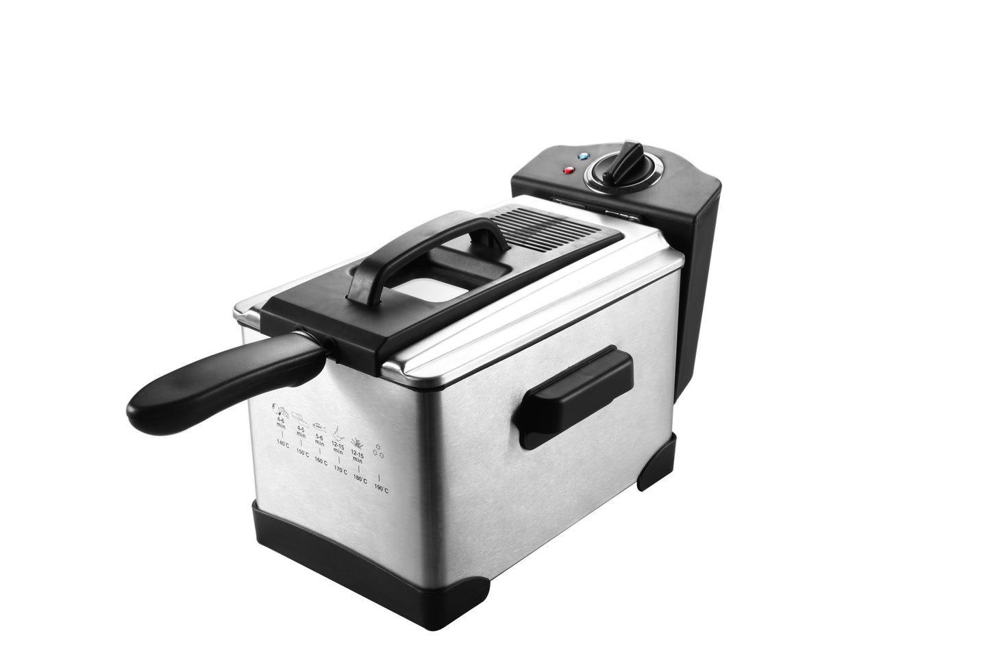 elta Edelstahl Fritteuse 3 Liter 2000W frittieren Elektro Temperaturkontrolle