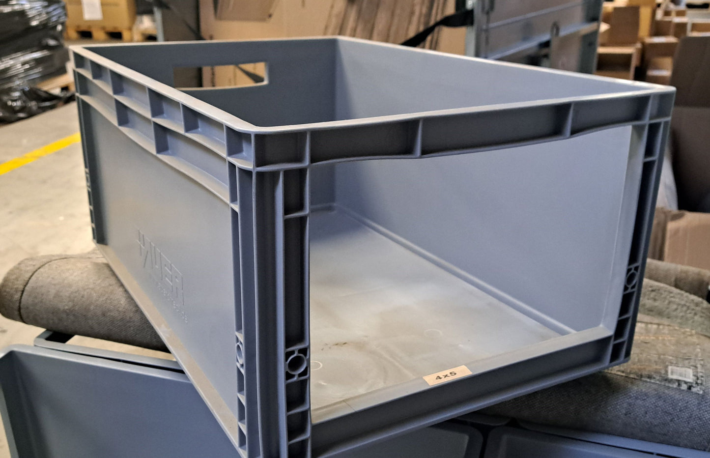 Auer Lager Box Schüttbox 60x40x27 Sichtlagerkasten Stapelkiste Kiste stapelbar