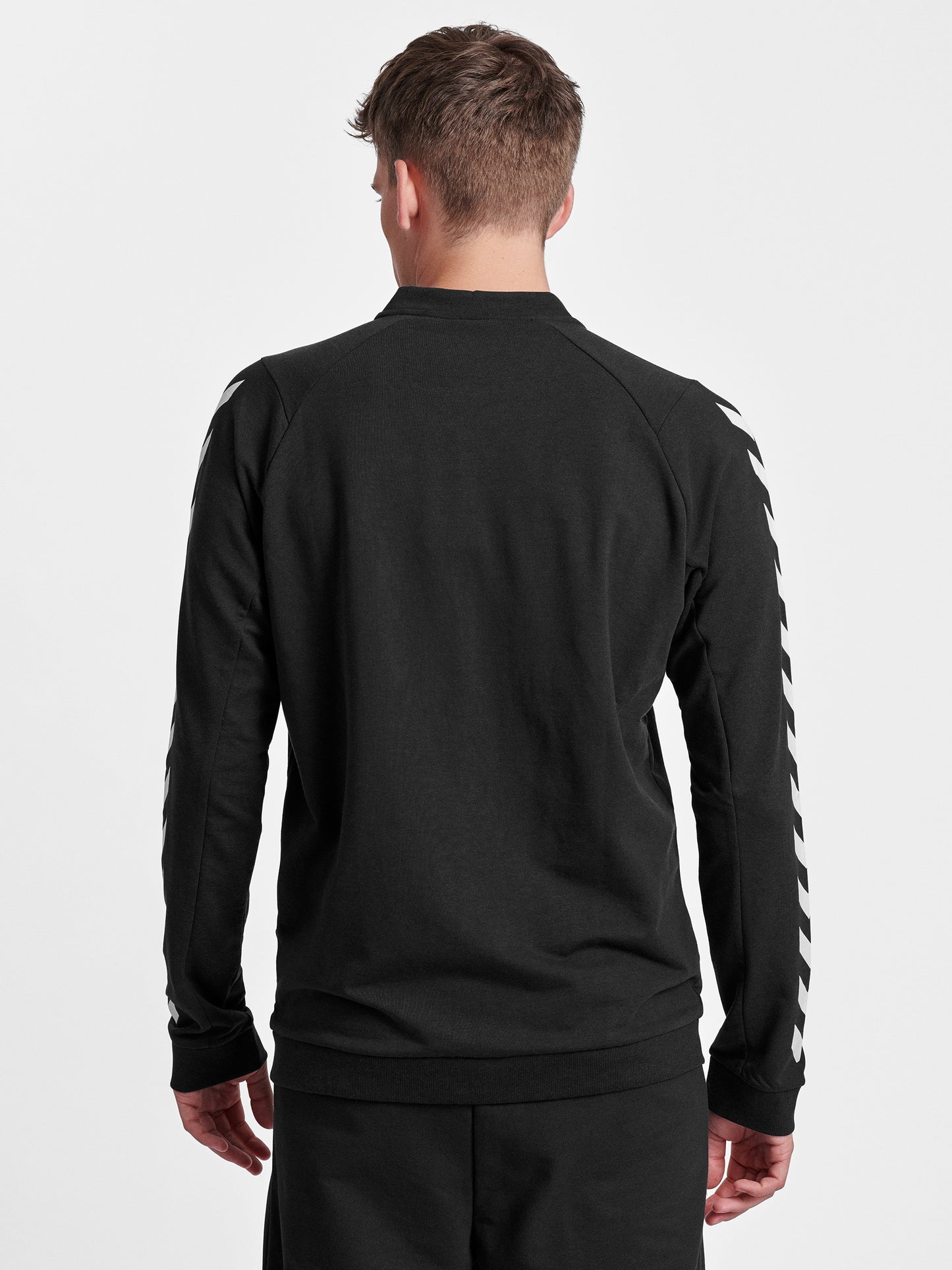 Hummel Herren RAY Sweatjacke Zip Jacke schwarz klassisch Sportjacke Training