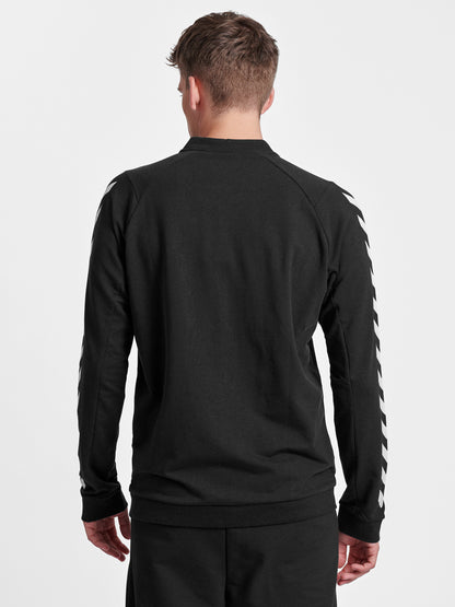 Hummel Herren RAY Sweatjacke Zip Jacke schwarz klassisch Sportjacke Training