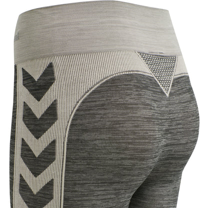 Hummel CLEA TIGHTS Damen Leggings nahtlos grau Yoga Sportlegging Sporthose Sport