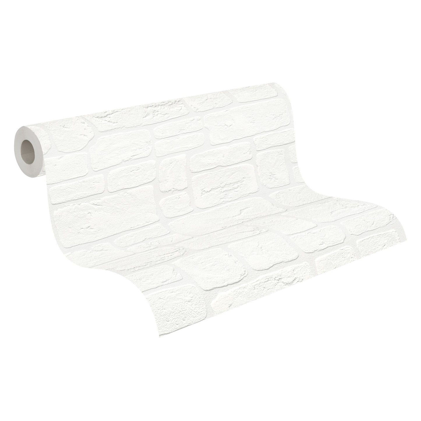 Steintapete Weiß Papiertapete 204042 Wandtapete A.S. Création Tapete
